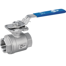 2-Piece Threaded End Ball Valve