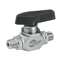 3-Piece Instrumentation Ball Valve Male Threaded